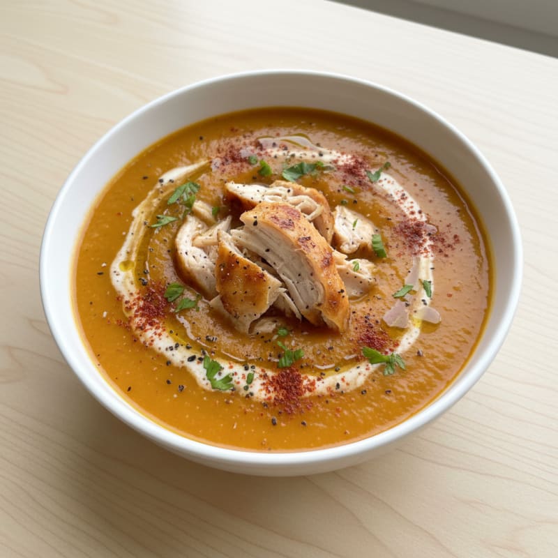 Creamy Roasted Sweet Potato Soup