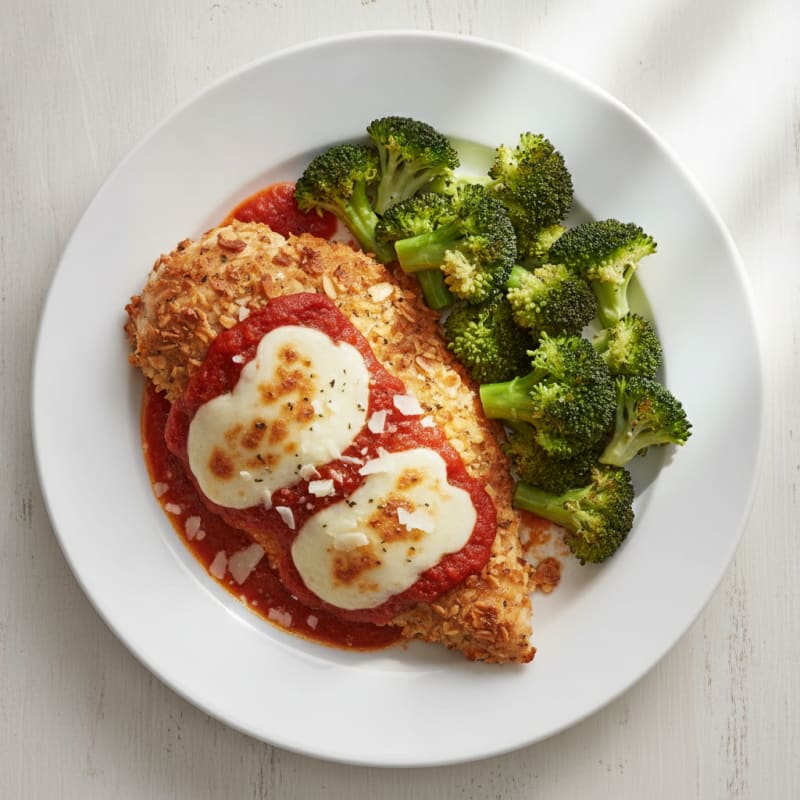 Pan-Fried Chicken Parmesan with Marinara