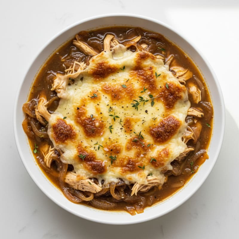 Caramelized Onion and Gruyère Soup
