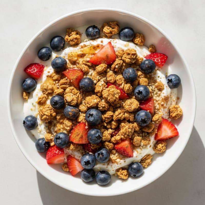 Berry Yogurt Bowl with Granola
