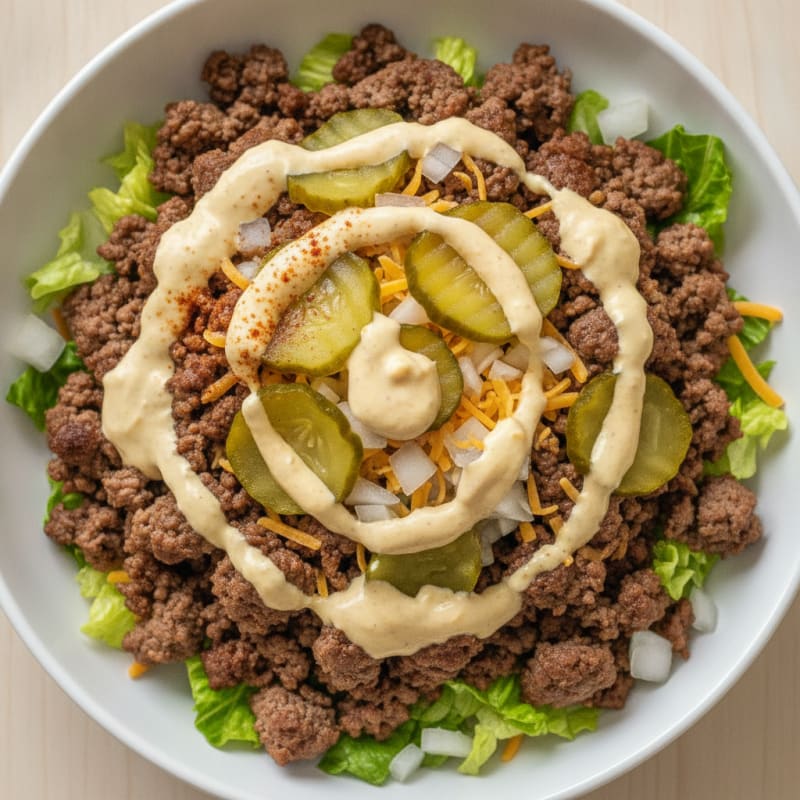 Big Mac Protein Bowl