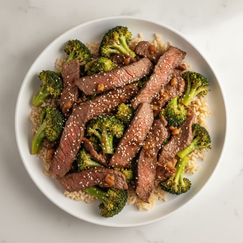 Sesame Beef & Broccoli Stir-Fry