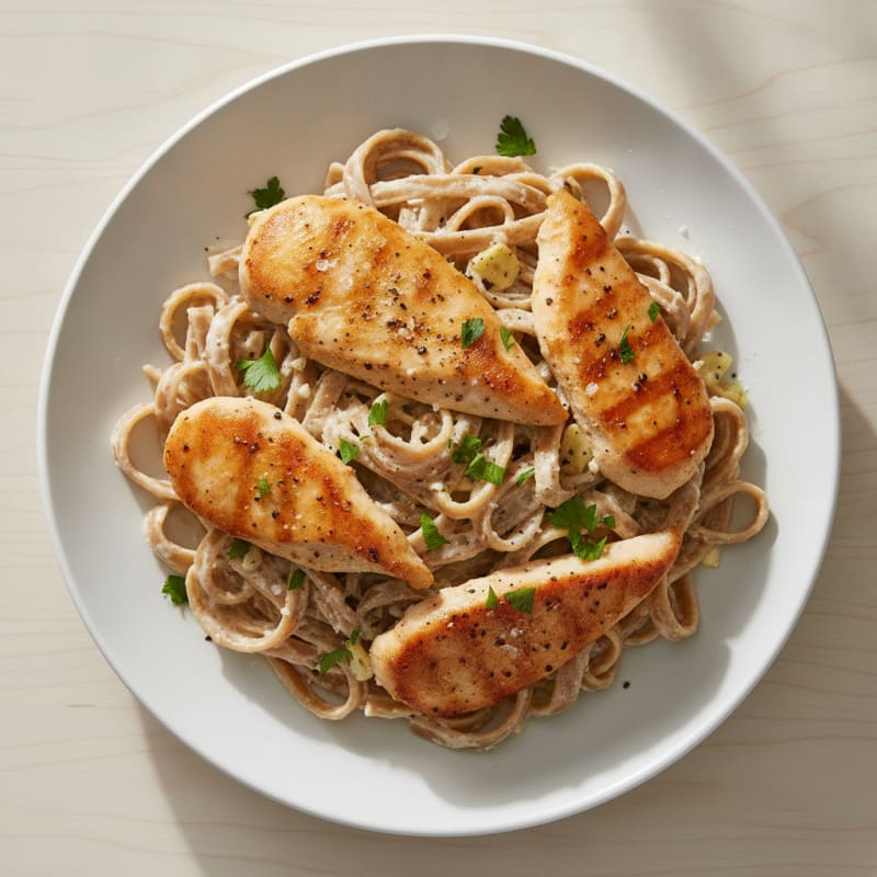 Chicken Alfredo Fettuccine Pasta