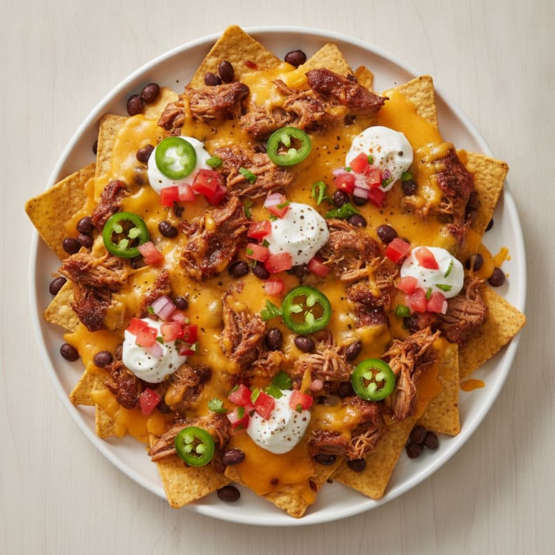 Smoky Pulled Pork Nachos