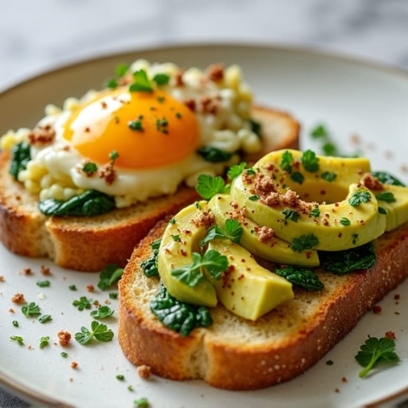 Egg White and Turkey Sausage Scramble with Spinach