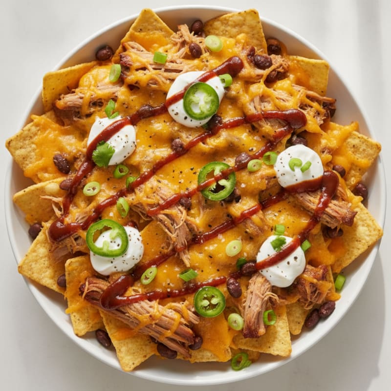 BBQ Pulled Pork Nachos
