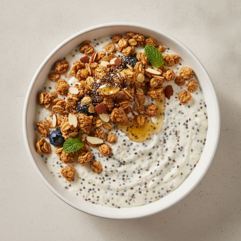 Vanilla Yogurt Chia Seed Pudding