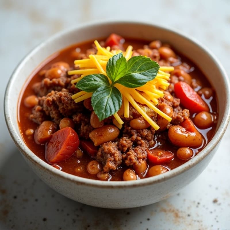 Hearty Lean Ground Beef Chili