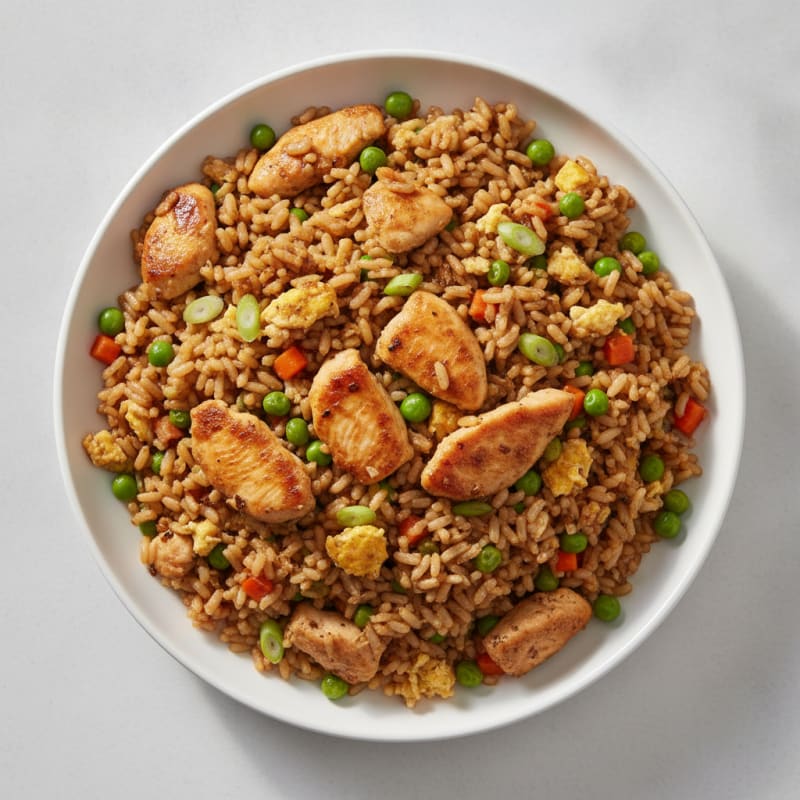 Clean Chicken and Vegetable Fried Rice