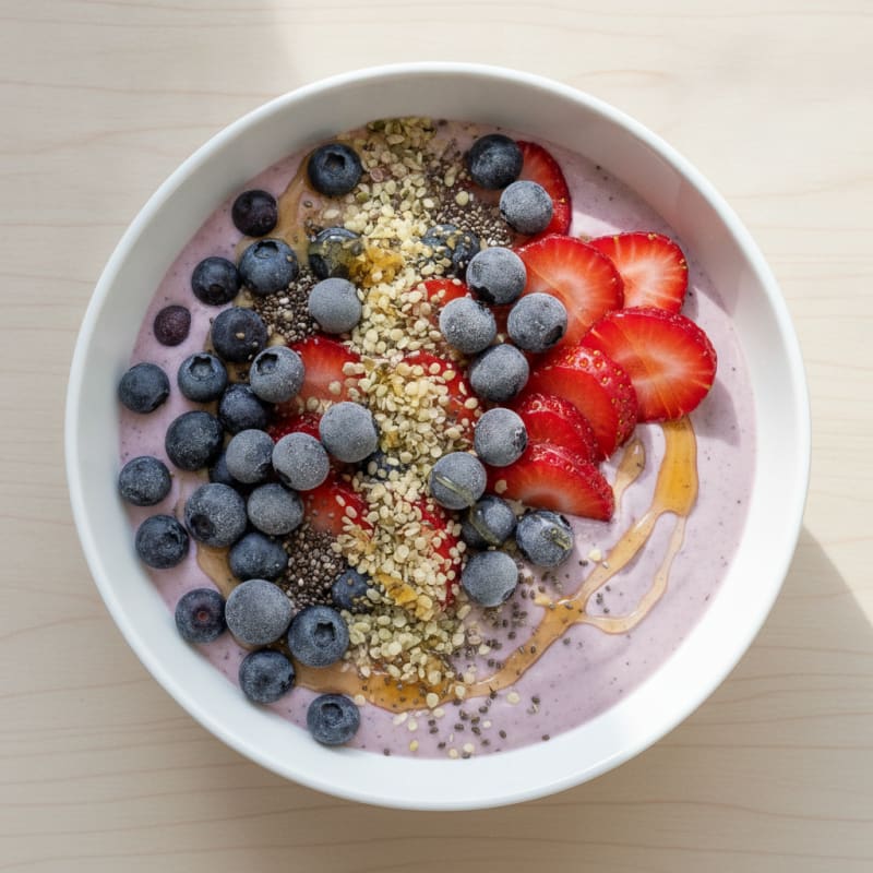 Greek Yogurt Berry Smoothie Bowl