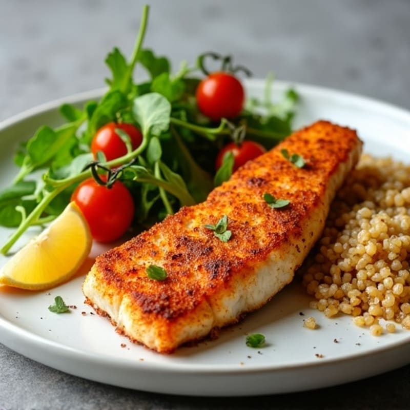 Crispy Blackened Catfish with Zesty Spices