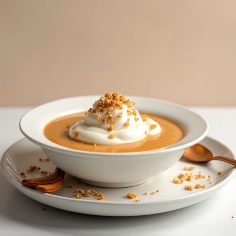 Silky Greek Yogurt Protein Pudding with Almond Butter Swirl