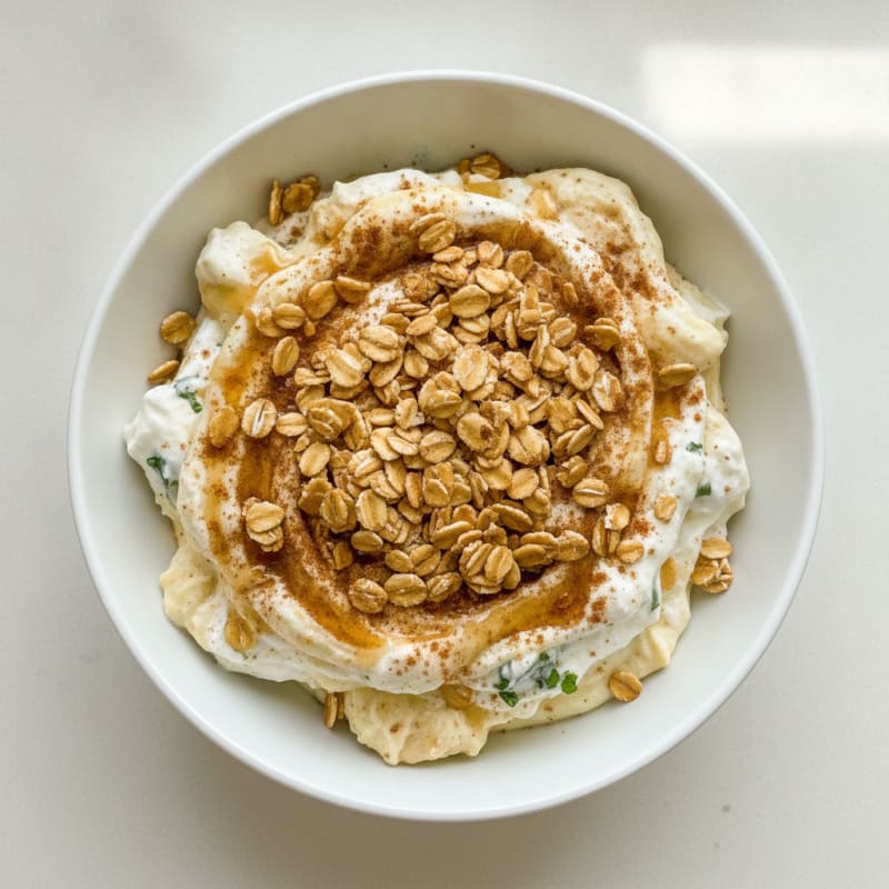 High-Protein Greek Yogurt Banana Mousse