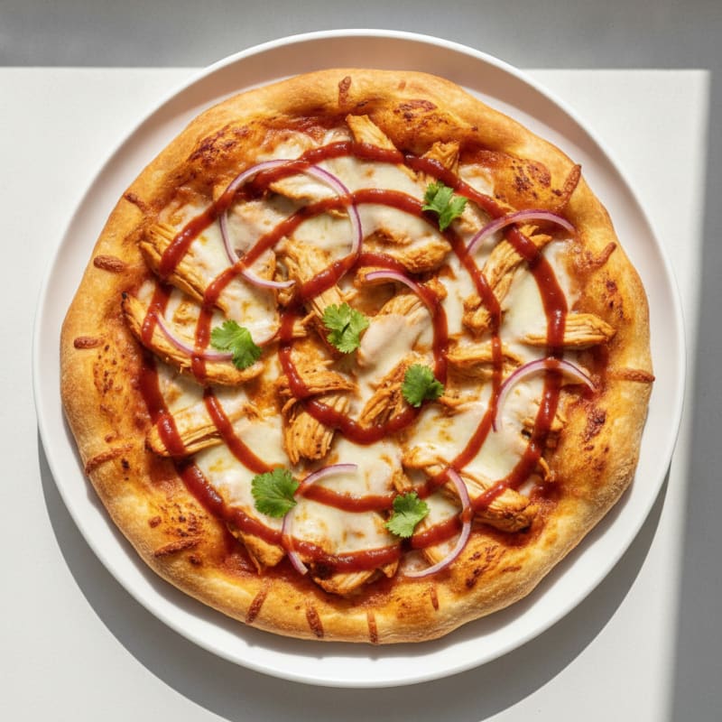 High-Protein BBQ Chicken Pizza