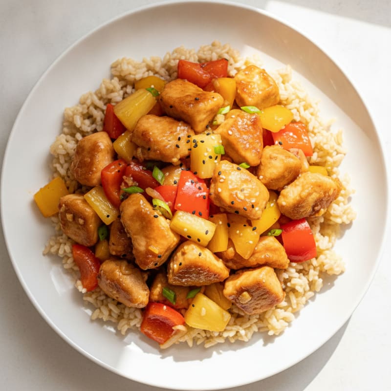 Sweet and Sour Chicken Stir-Fry