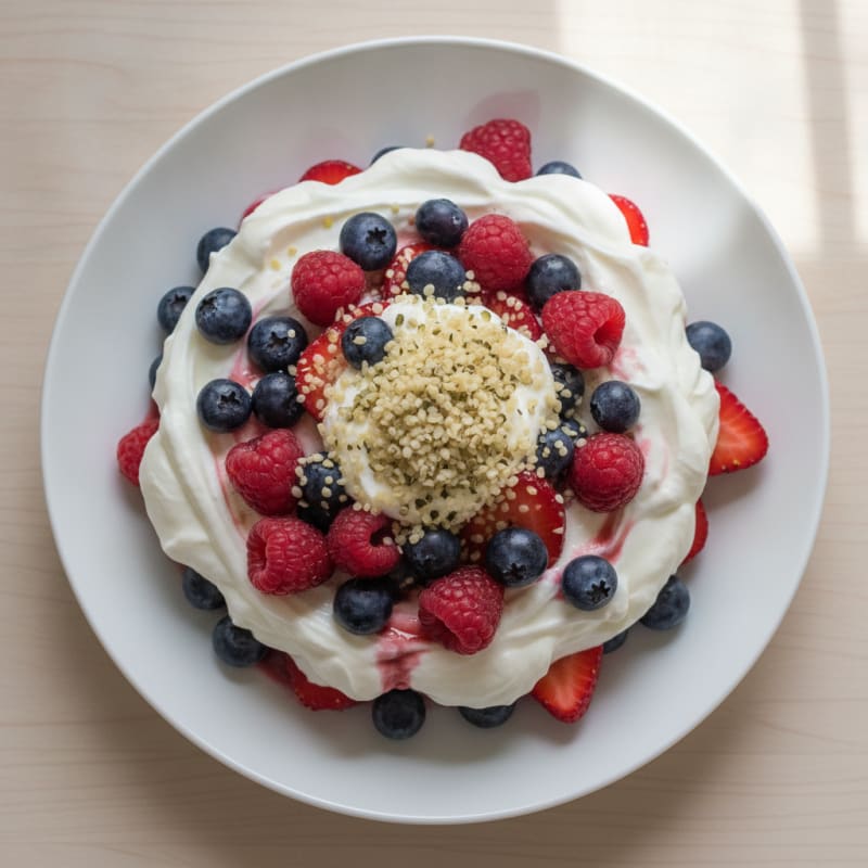 Creamy Greek Yogurt Protein Parfait with Mixed Berries