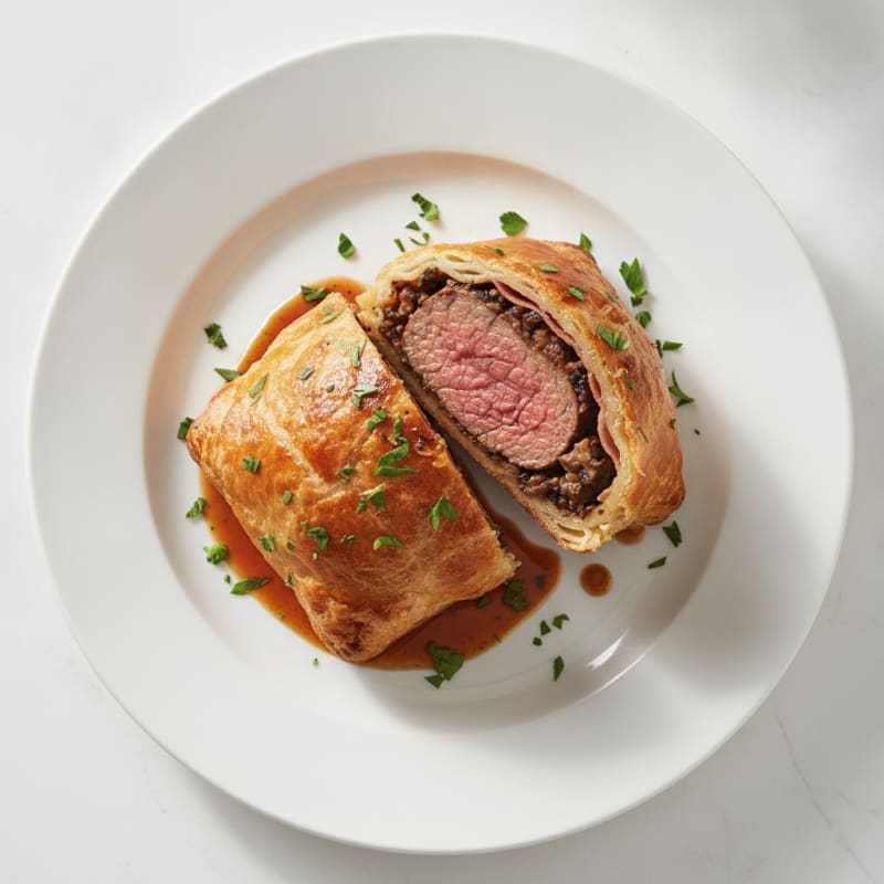 Classic Beef Wellington with Mushroom Duxelles