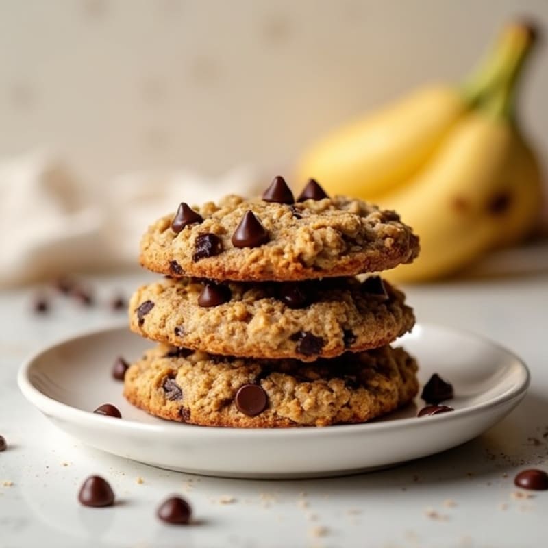 Healthy Soft Baked Oatmeal Chocolate Chip Cookies