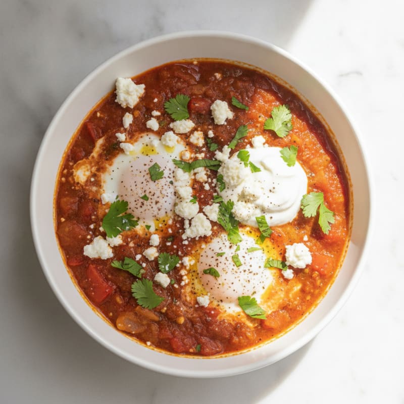 Shakshuka with Feta and Herbs