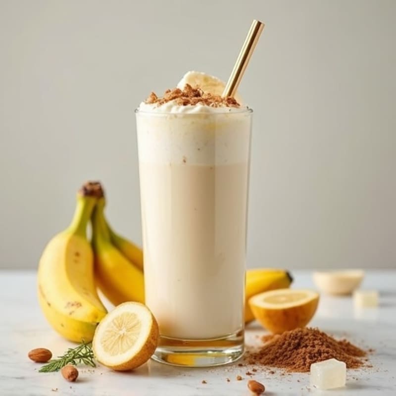Creamy High-Protein Pre-Workout Shake