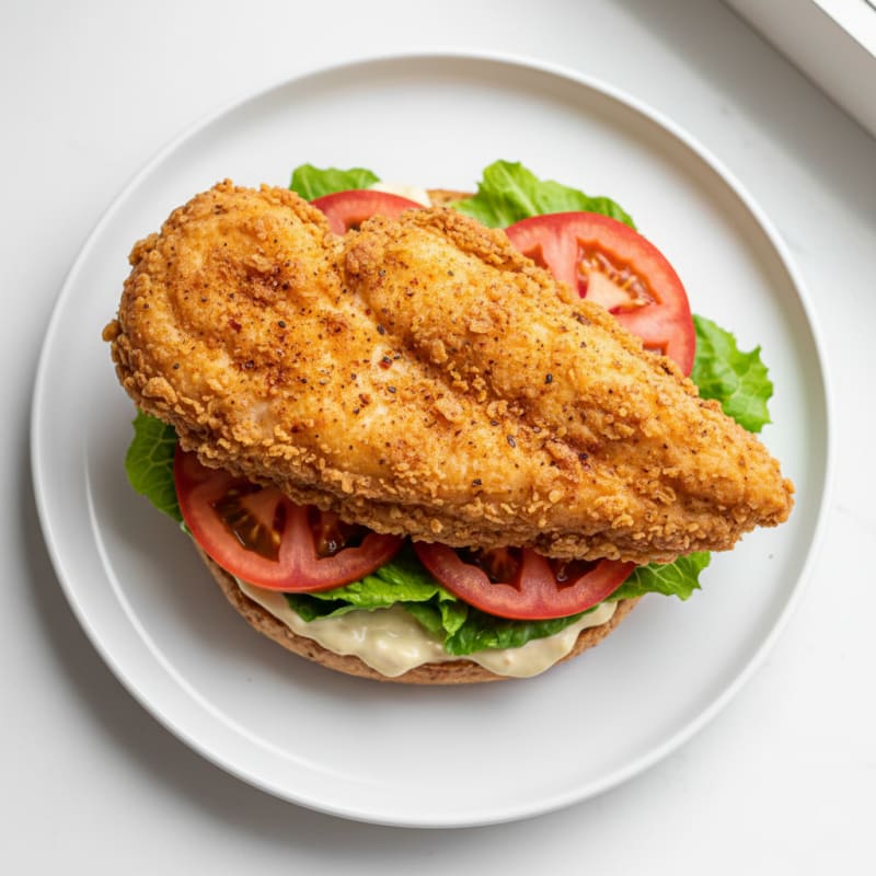 Crispy Buttermilk Fried Chicken Sandwich