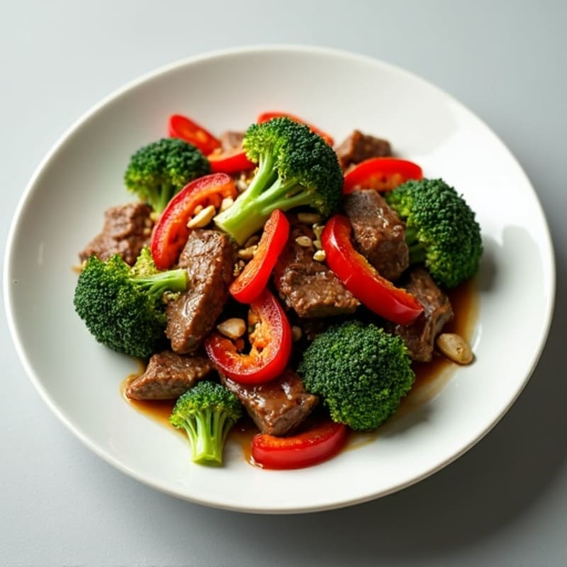 Savory Garlic Beef and Crisp Broccoli Stir-Fry
