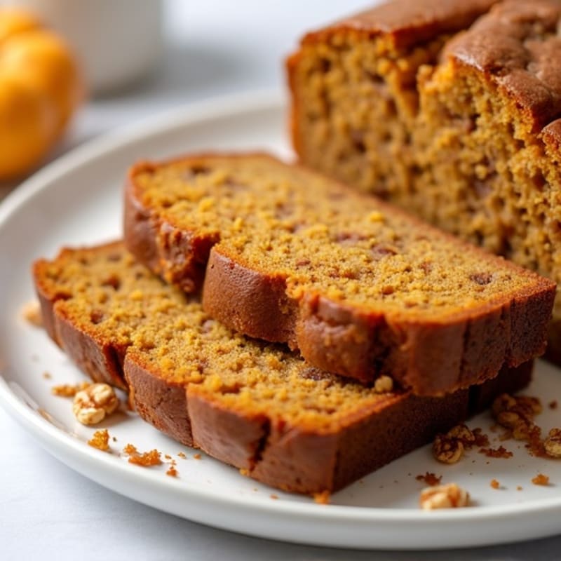 Healthy Moist Pumpkin Banana Loaf