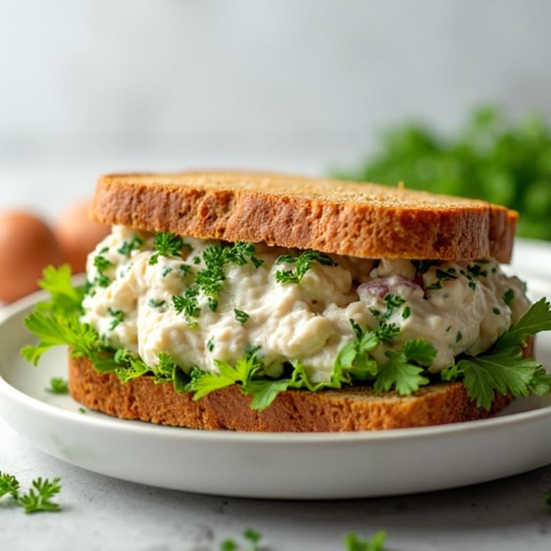 Creamy Herb Chicken Salad Sandwich