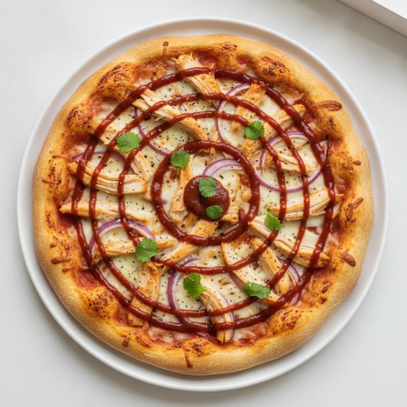 High-Protein BBQ Chicken Pizza
