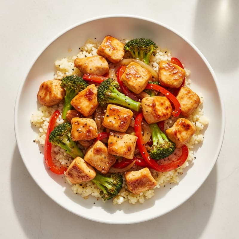 Clean General Tso's Chicken Stir-Fry