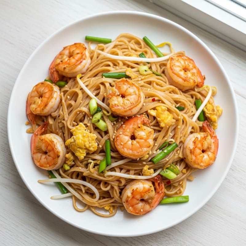 Shrimp Pad Thai Noodles
