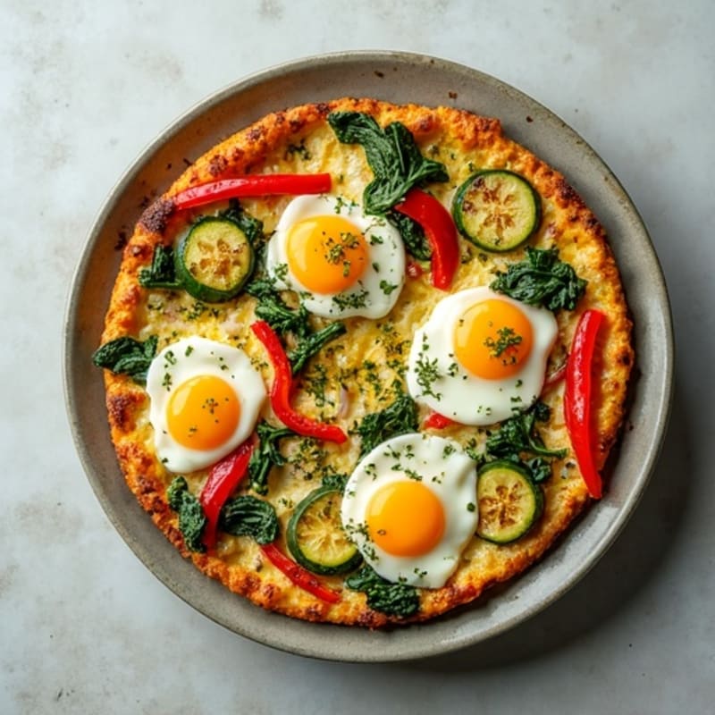 Herb-Roasted Vegetable and Goat Cheese Frittata