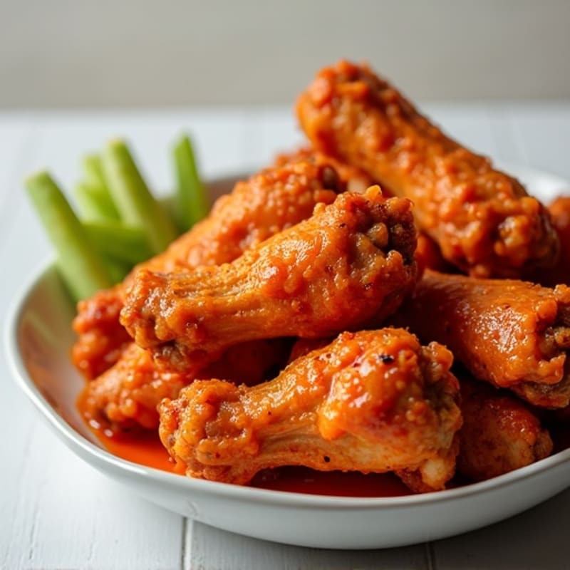 Crispy Baked Buffalo Chicken Wings
