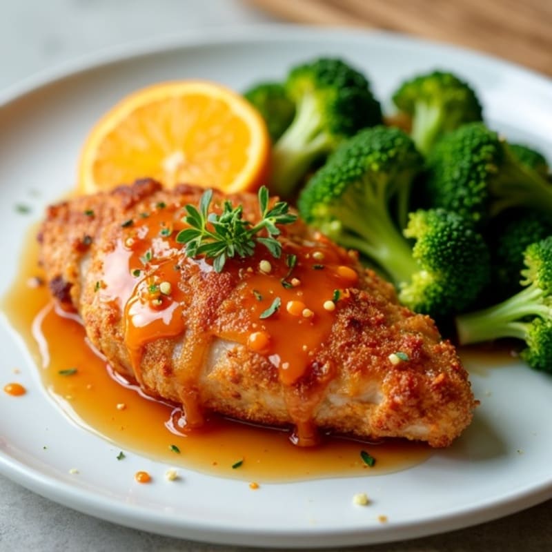 Crispy Air-Fryer Orange Chicken