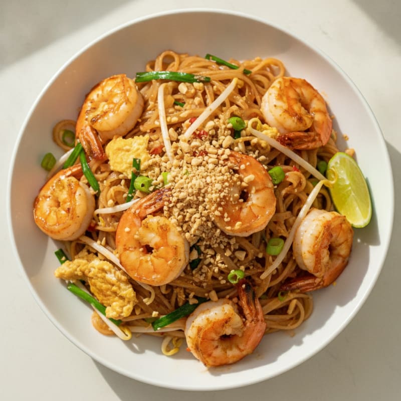 Shrimp Pad Thai Noodles