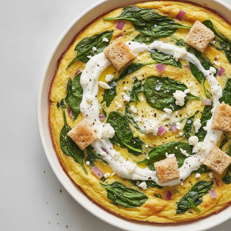 Egg White and Spinach Frittata