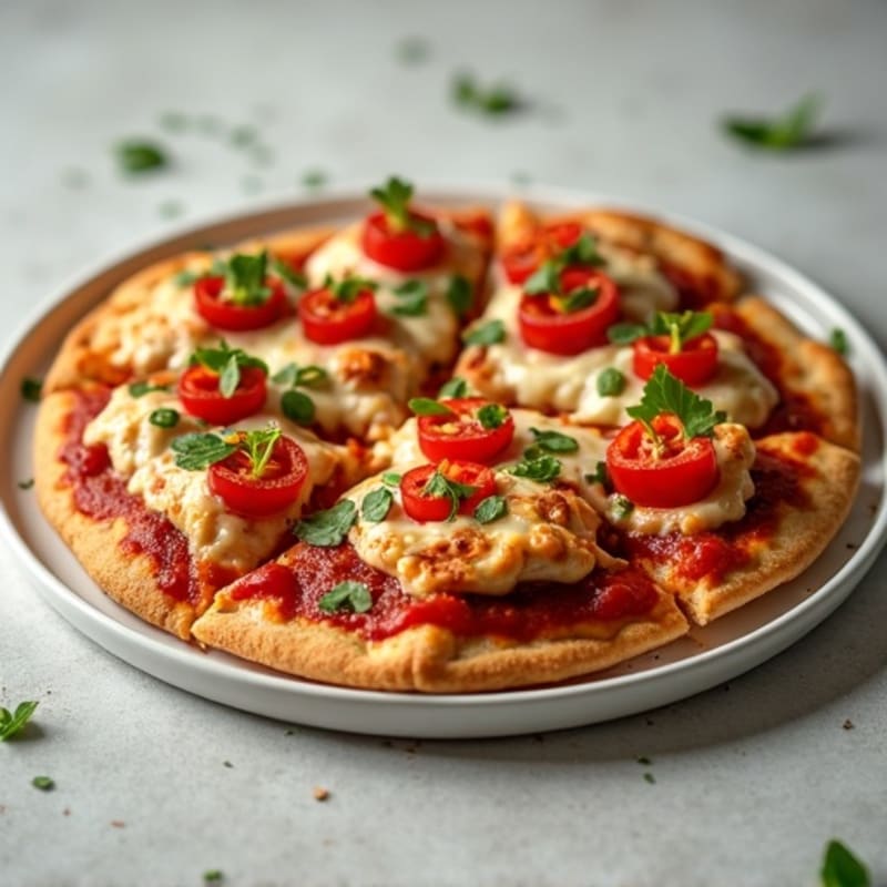 High-Protein BBQ Chicken Pizza