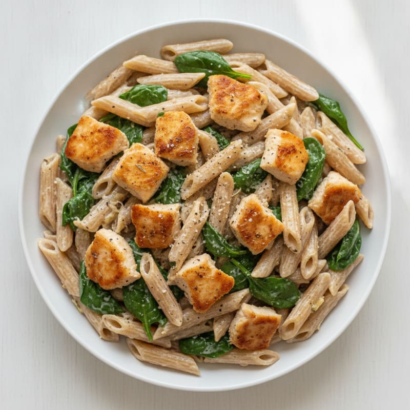 Garlic Parmesan Chicken Alfredo Pasta