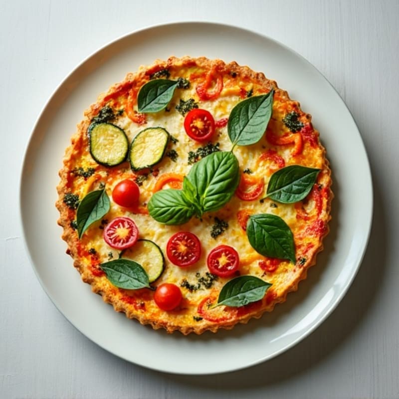 Herb-Roasted Vegetable and Goat Cheese Frittata
