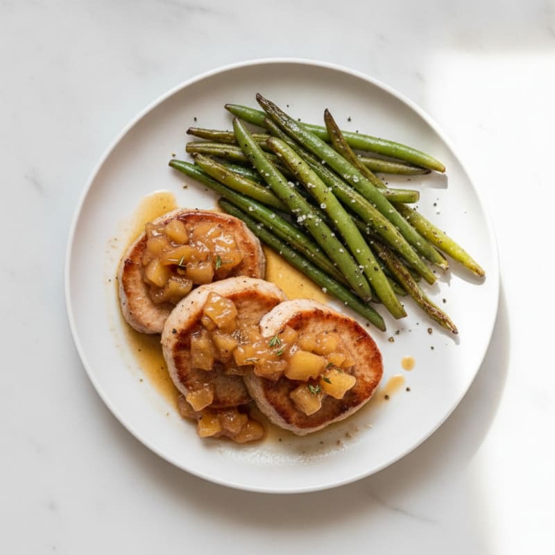 Pork Medallions with Apple Chutney