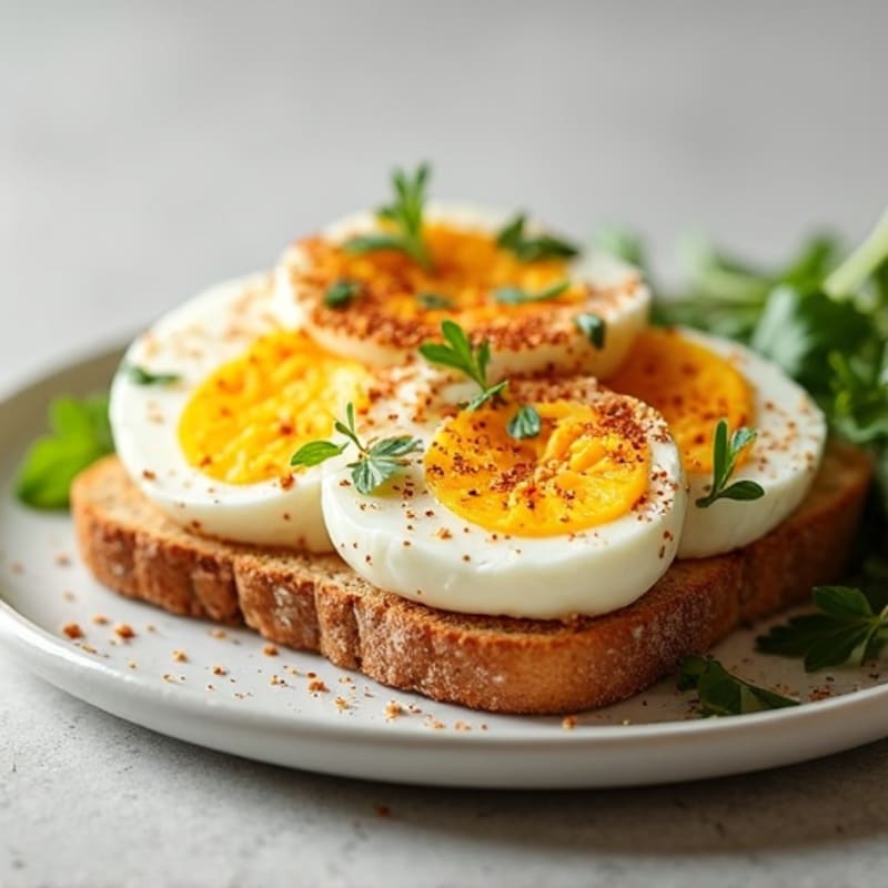 Creamy Cottage Cheese Toast with Savory Everything Bagel Topping