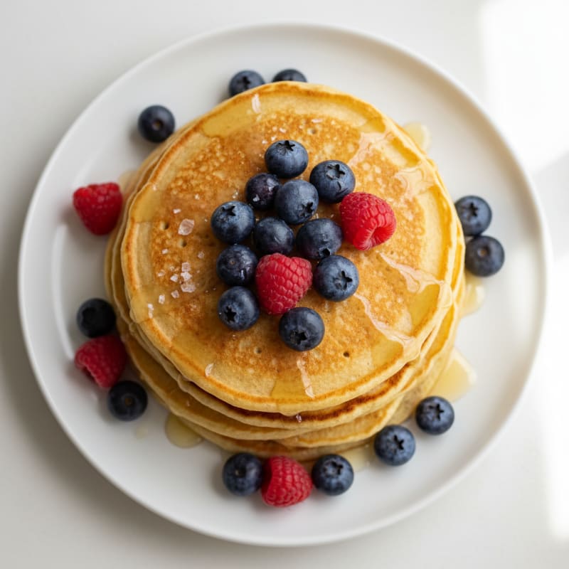Fluffy Golden Buttermilk Pancakes