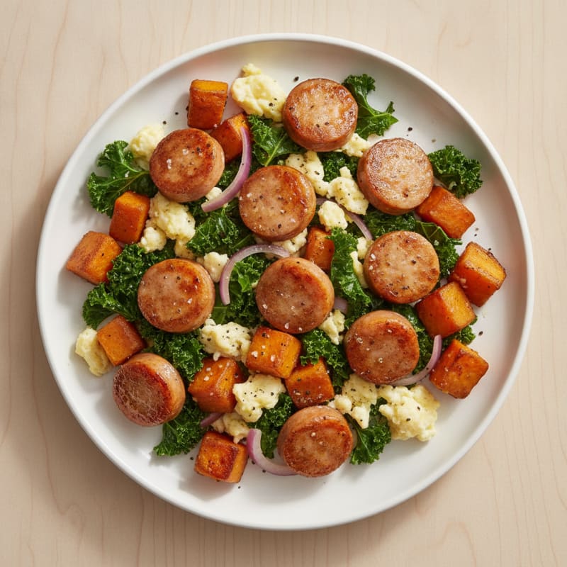 Chicken Apple Sausage Breakfast Hash