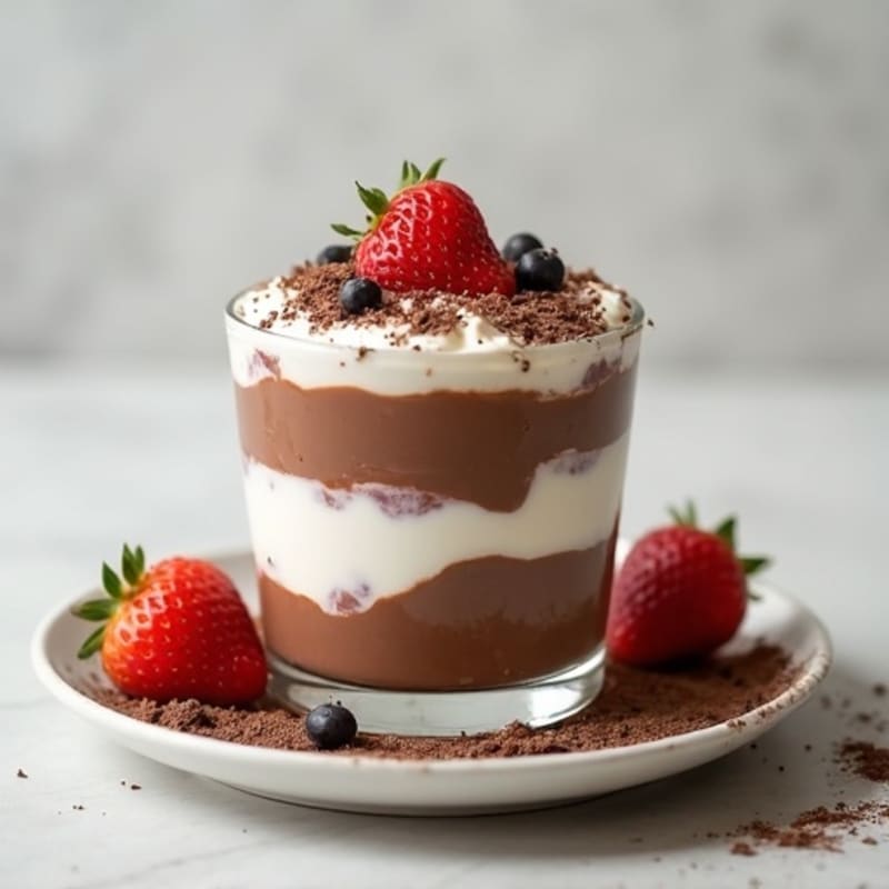 Chocolate Protein Mousse with Greek Yogurt