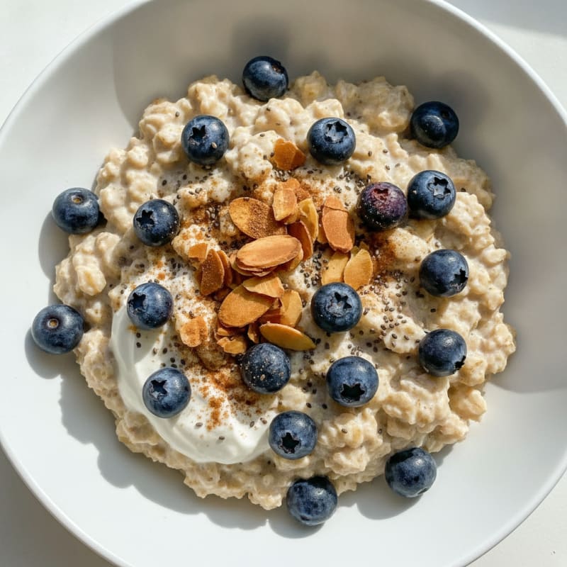 Blueberry Almond Overnight Oats