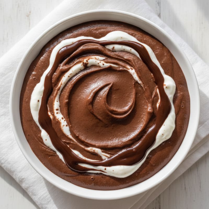Silky Chocolate Protein Pudding with Greek Yogurt
