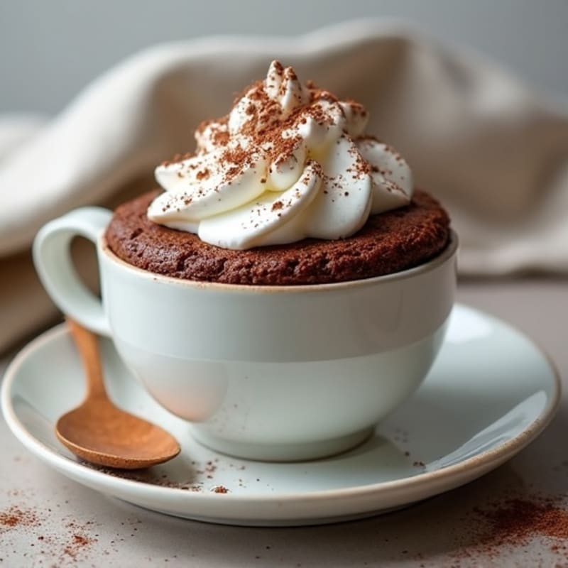 Healthy Chocolate Protein Mug Cake