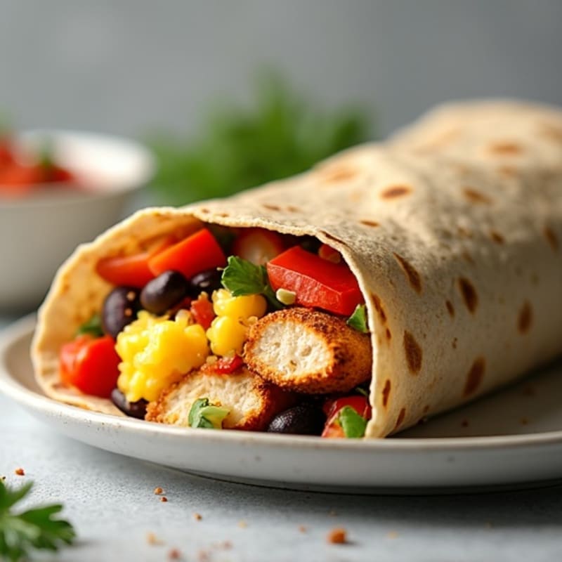 Protein-Packed Southwest Breakfast Burrito