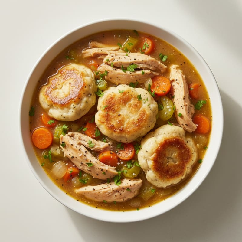 Homestyle Chicken and Herb Dumplings