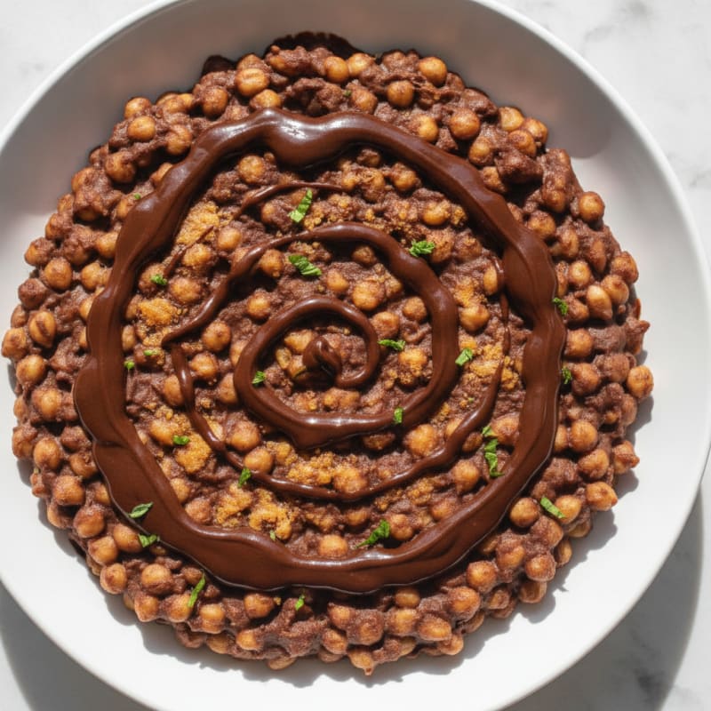 Creamy Chocolate Protein Pasta Pudding
